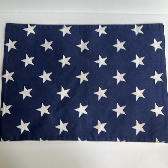 Stars and Plaid Reversible Placemat July 4th - Picture 6 of 8